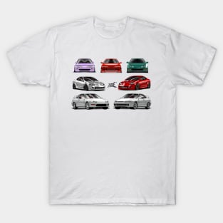 honda acura integra generations T-Shirt